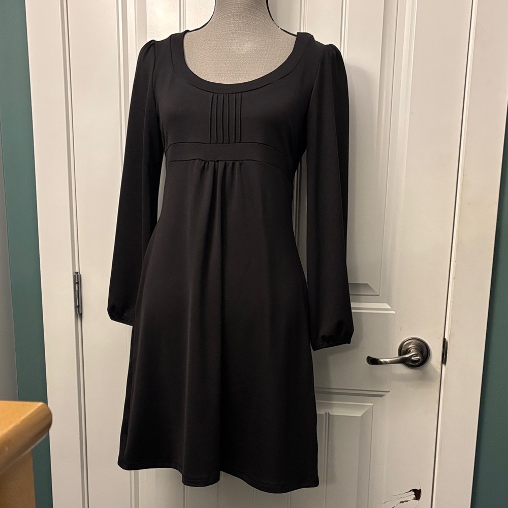 Vintage Lori Michaels Black Long Sleeve Dress